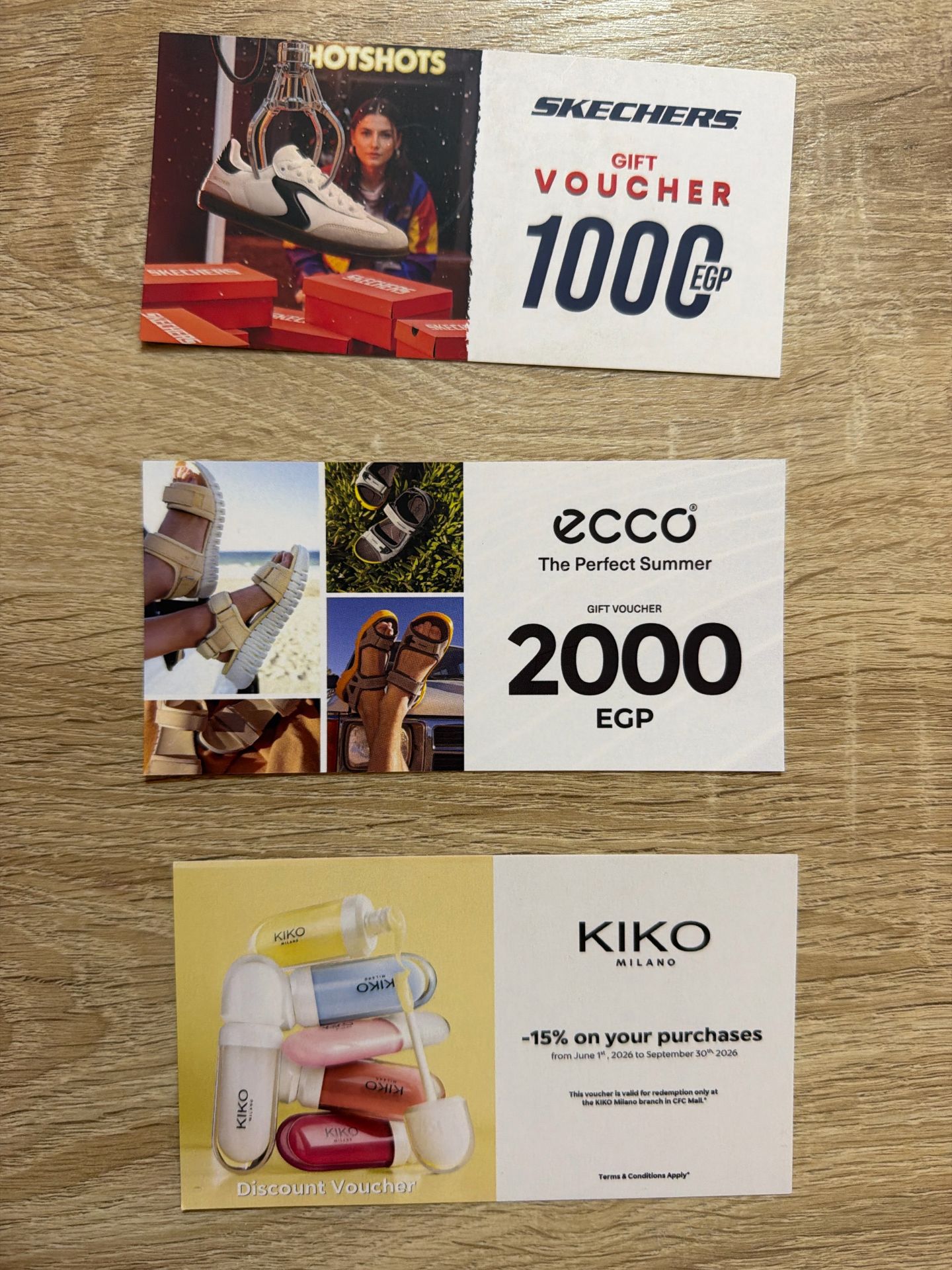 Gift Vouchers Bundle (3)