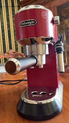 DeLonghi Red Espresso Machine