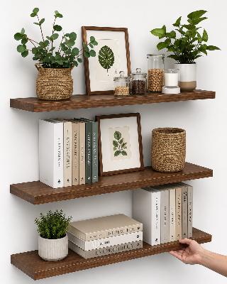 Wooden Floating Shelf