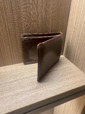 Brown Leather Bifold Wallet