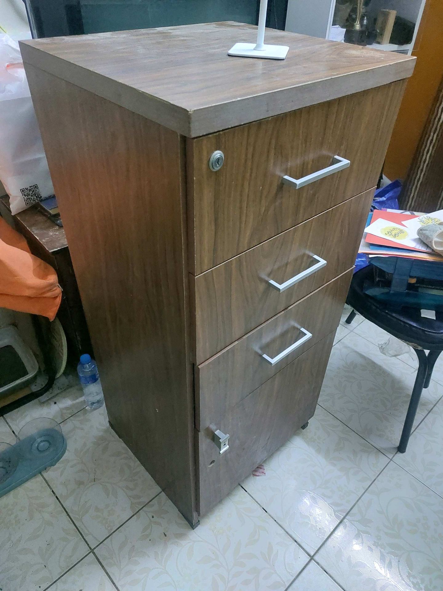 Wooden Filing Cabinet 4 Drawer