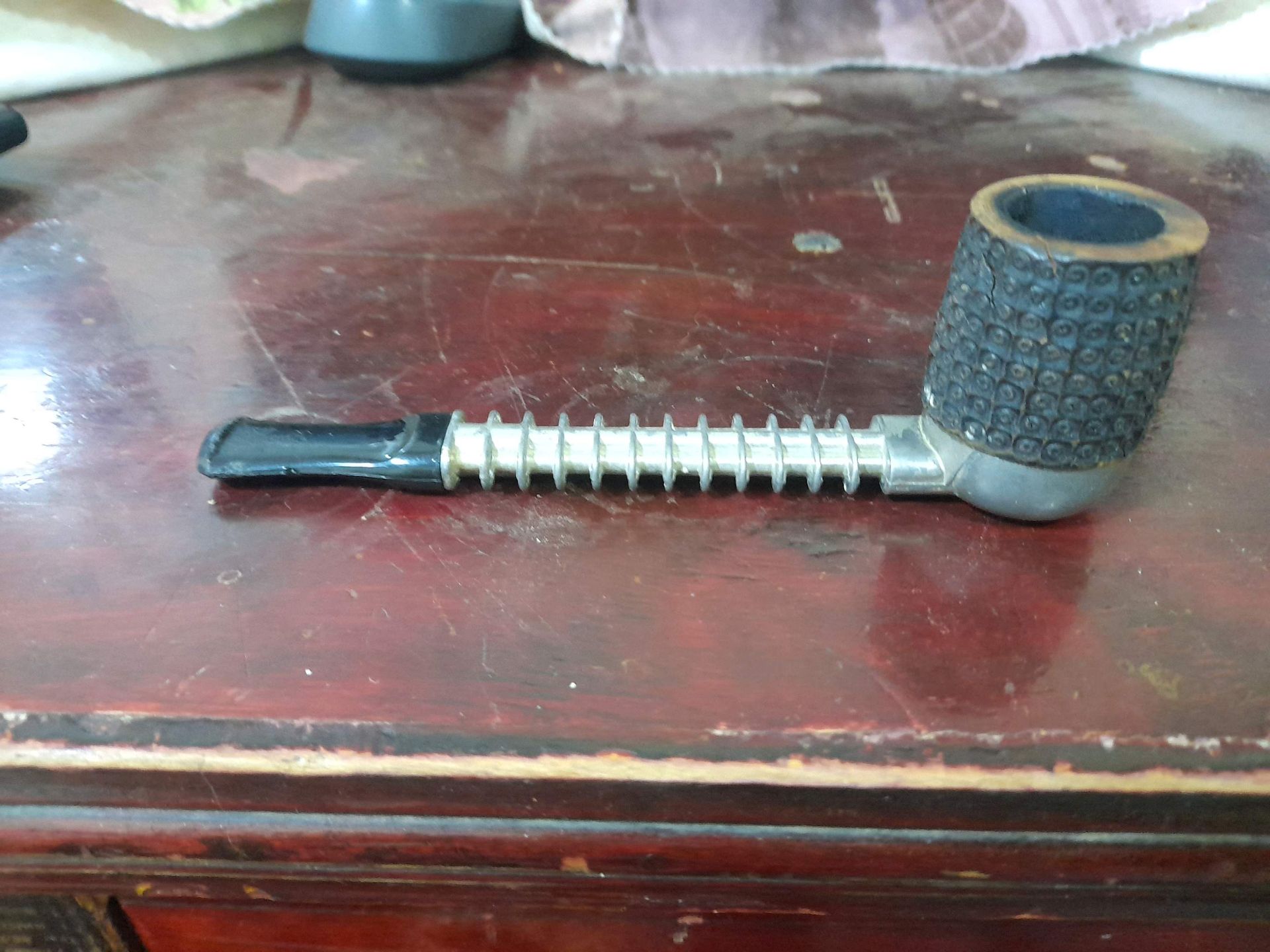 Metal Pipe Tobacco Bowl
