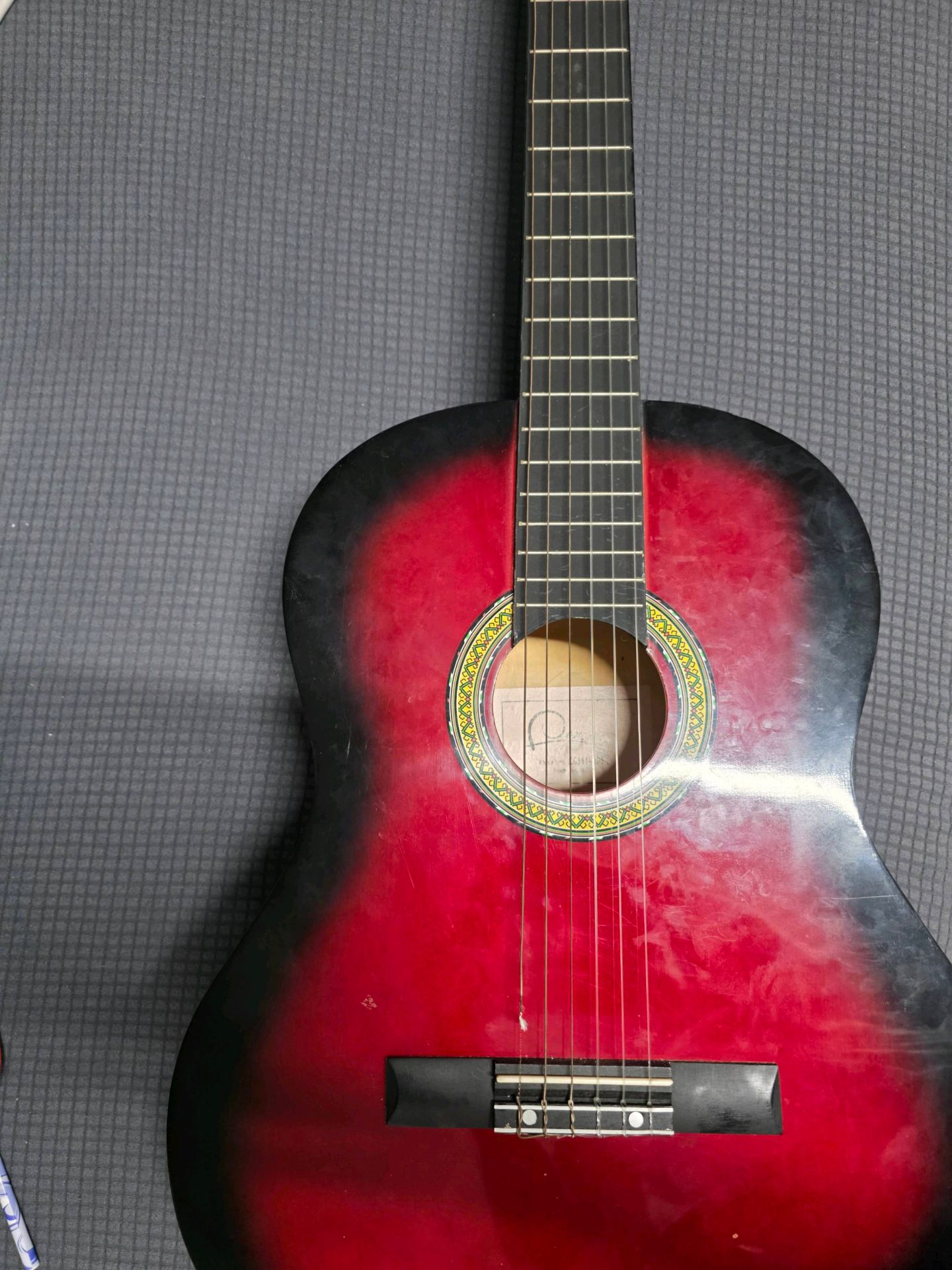 Pueyo Classical Guitar Red