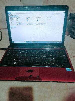 Toshiba Laptop Red Intel Core