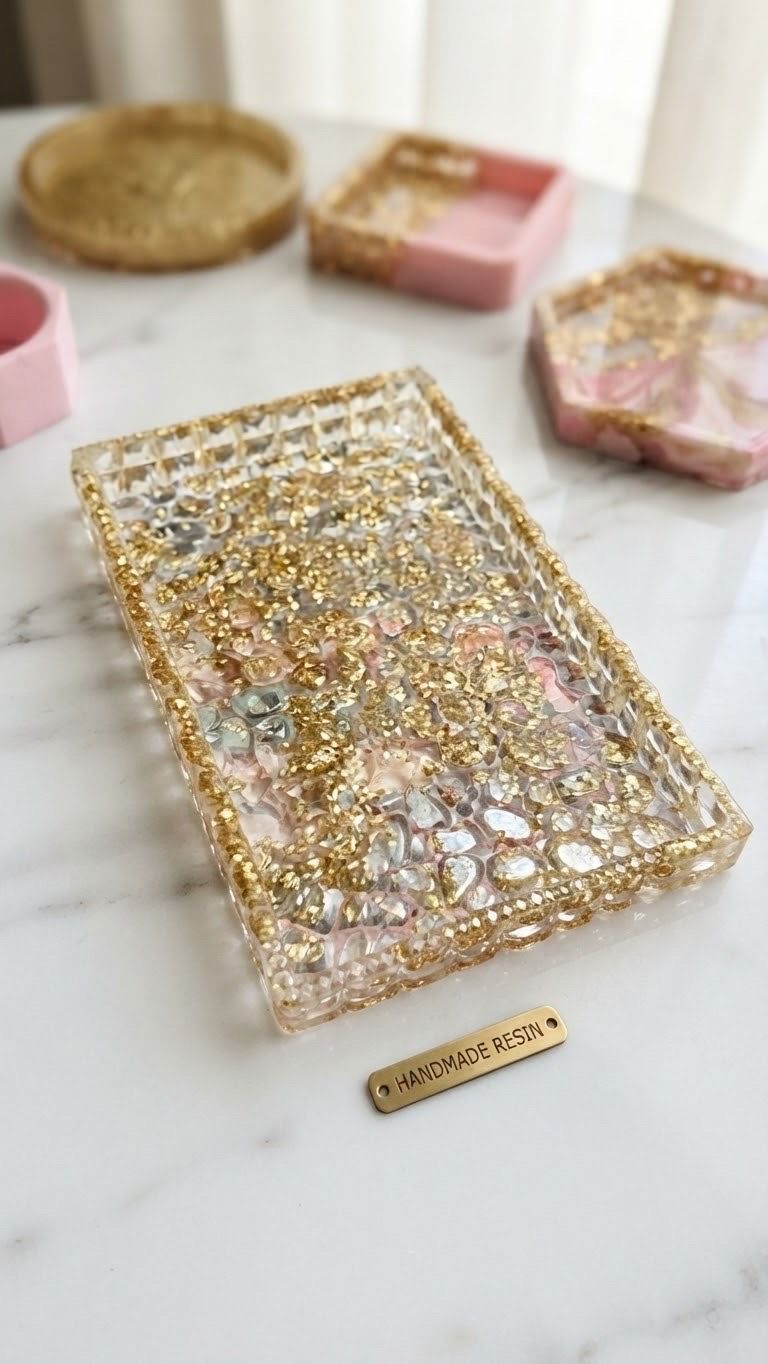 Handmade Resin Jewelry Tray