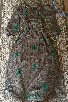 Floral Print Dress Green