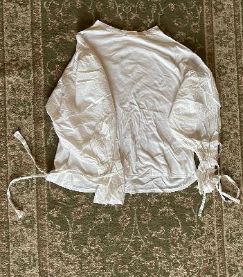 Mango White Wrap Top