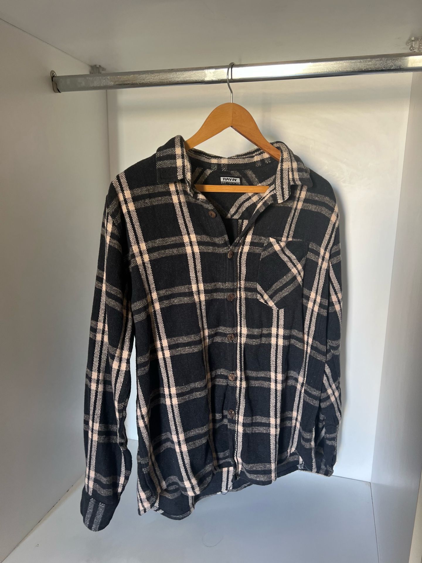 Ravin Plaid Shirt Size L