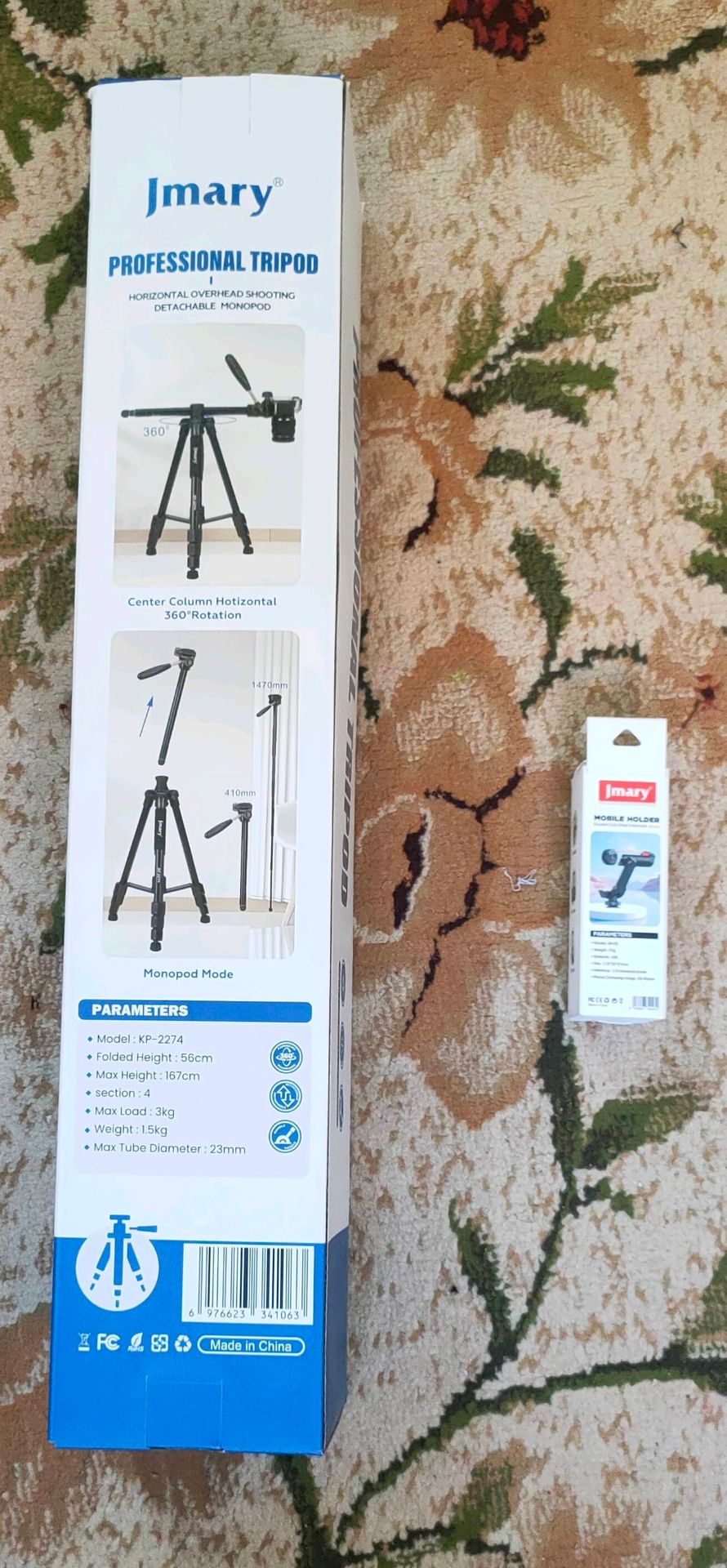 tripod and holder