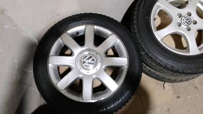 VW Alloy Wheels with Tires
