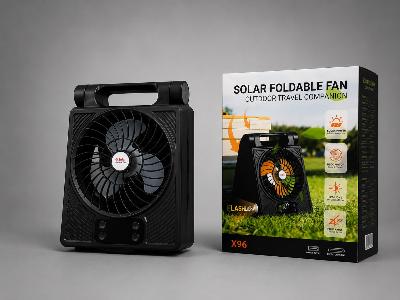 Solar Foldable Fan X96