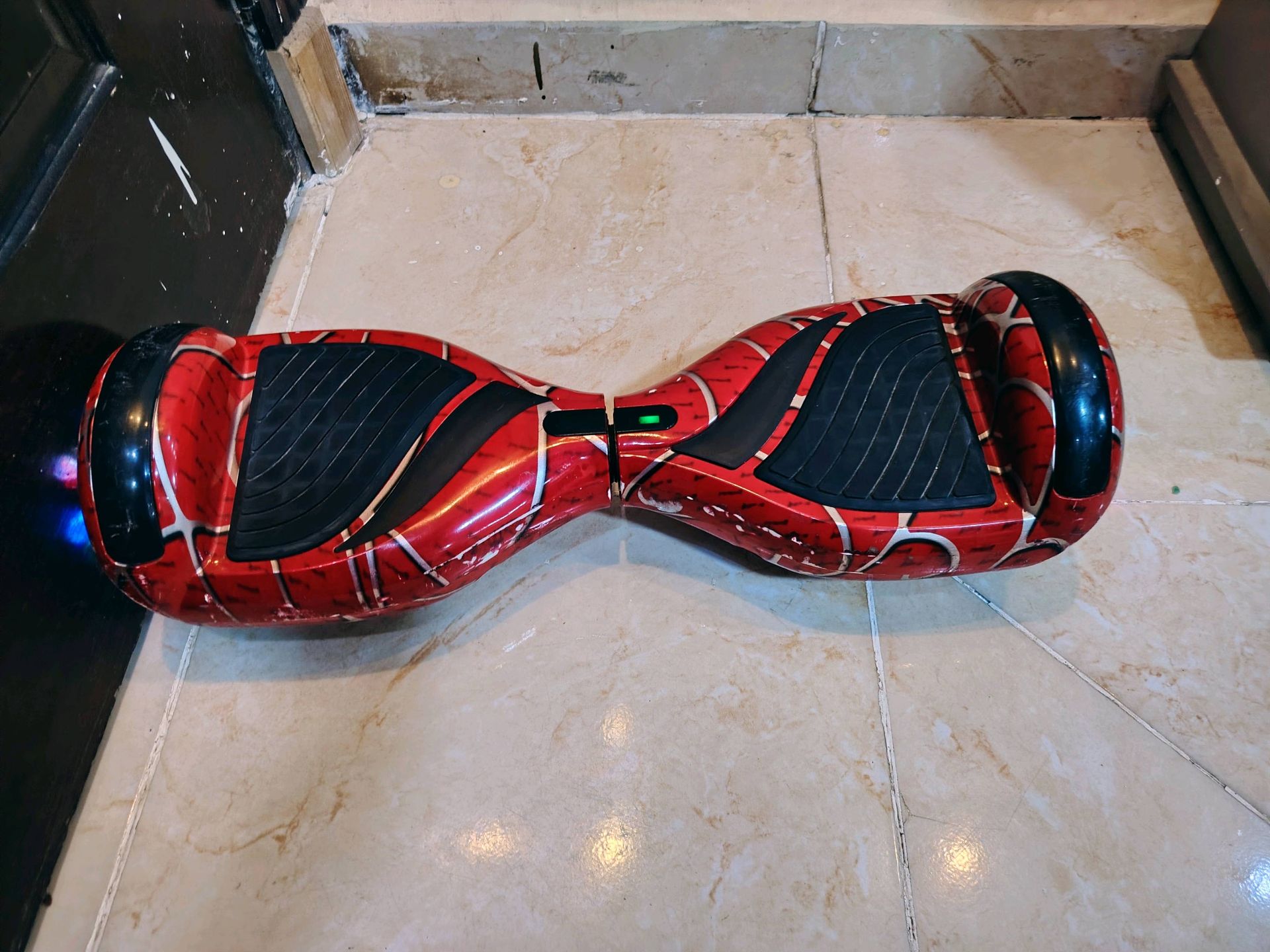 Red Hoverboard with LED Wheels