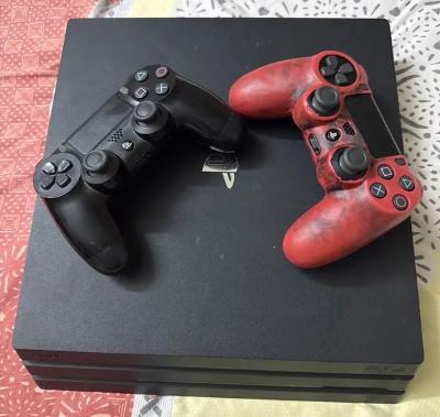 PlayStation 4pro 1tb & 17 game