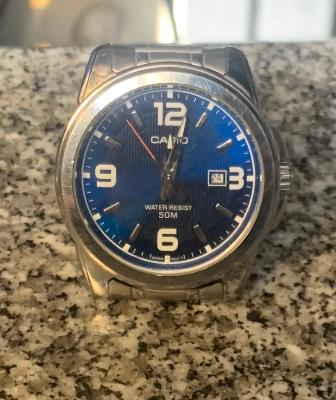 Casio Blue Dial Watch