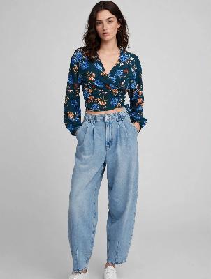 Primark Floral Wrap Crop Top