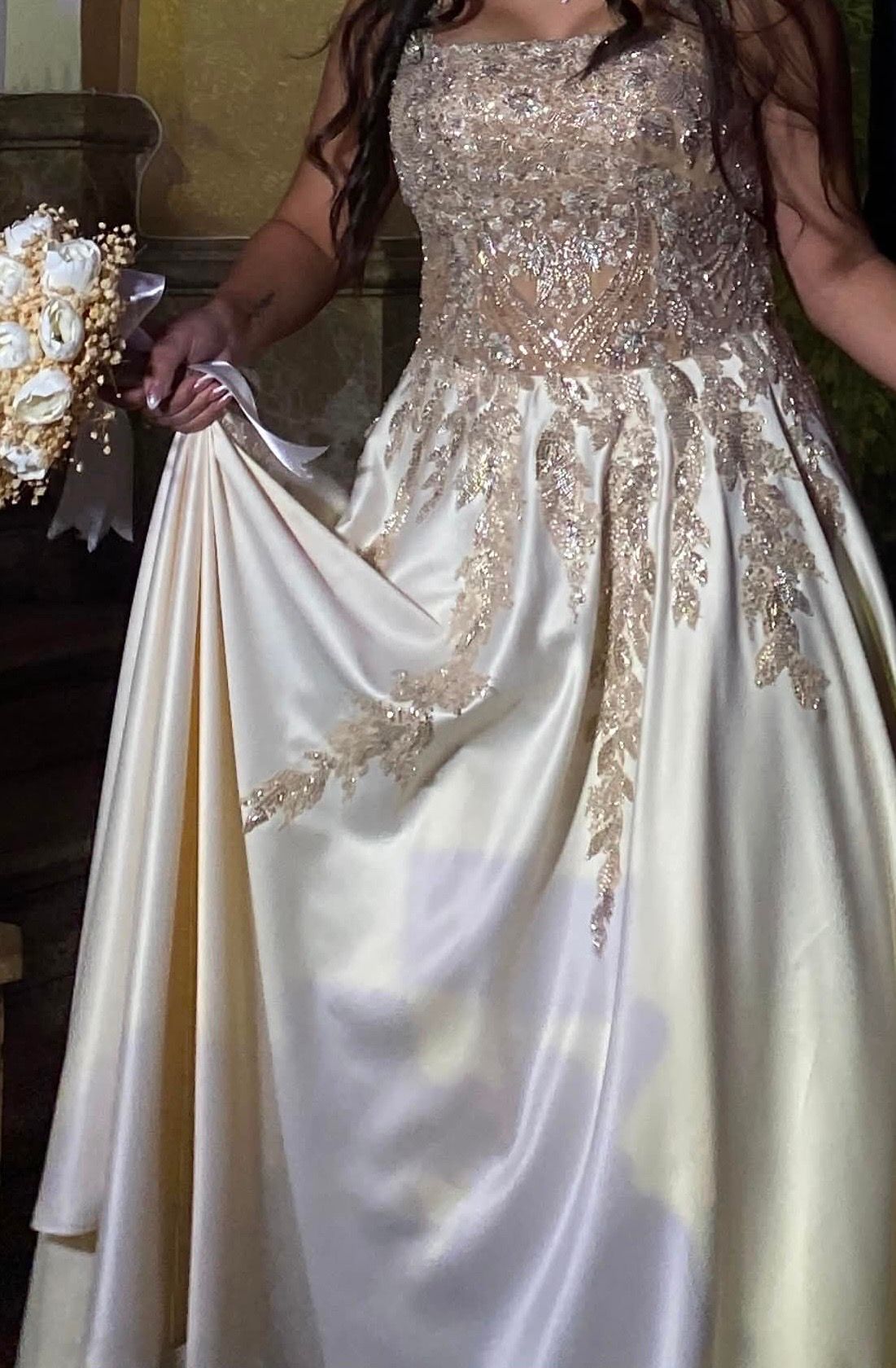 Embellished Evening Gown