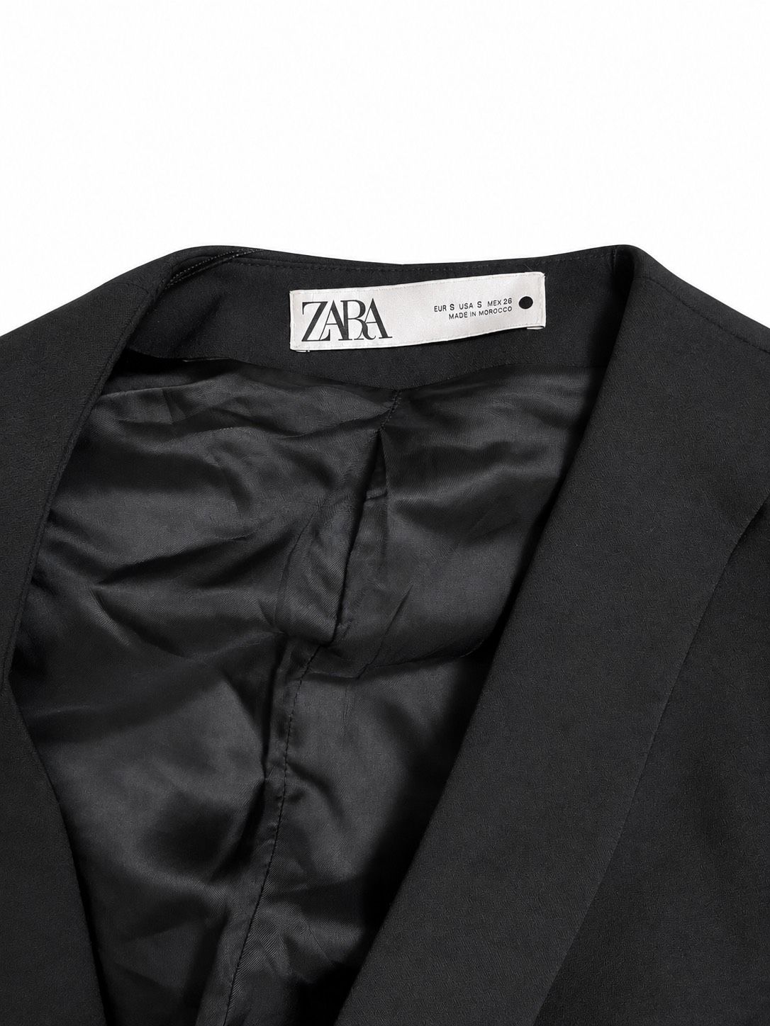 black suit vest