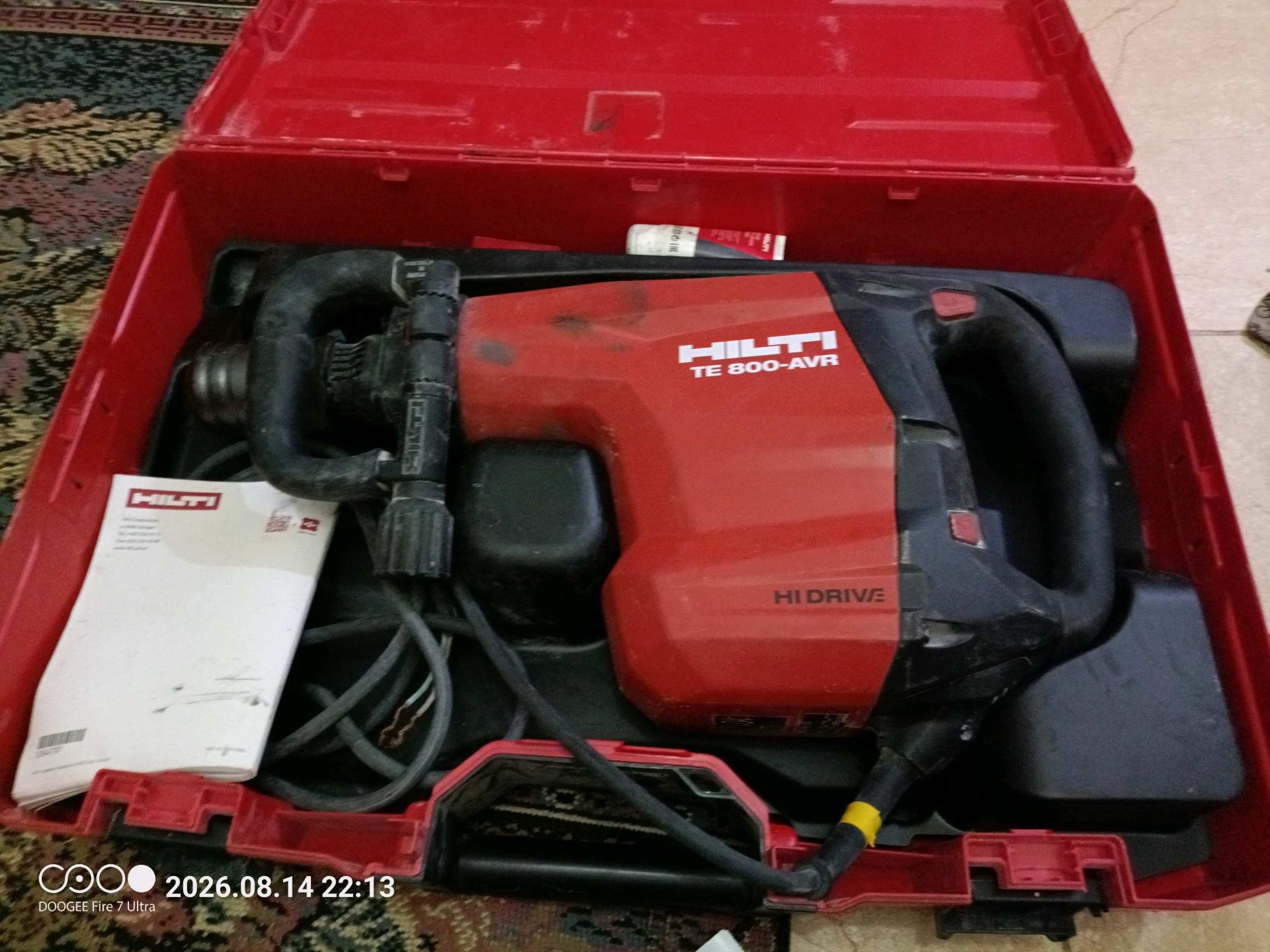 Hilti TE 800-AVR مثقاب