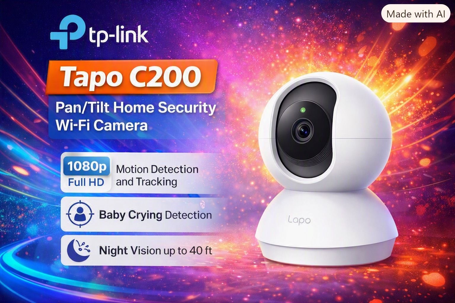 TP-Link Tapo C200 كاميرا أمان