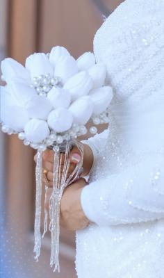 White Bridal Bouquet