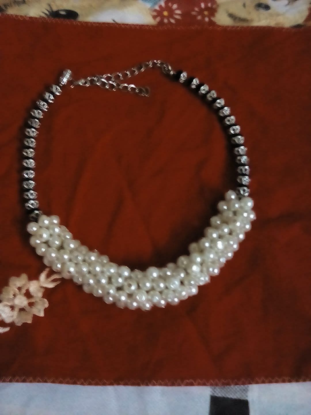 Pearl & Crystal Beaded Necklace