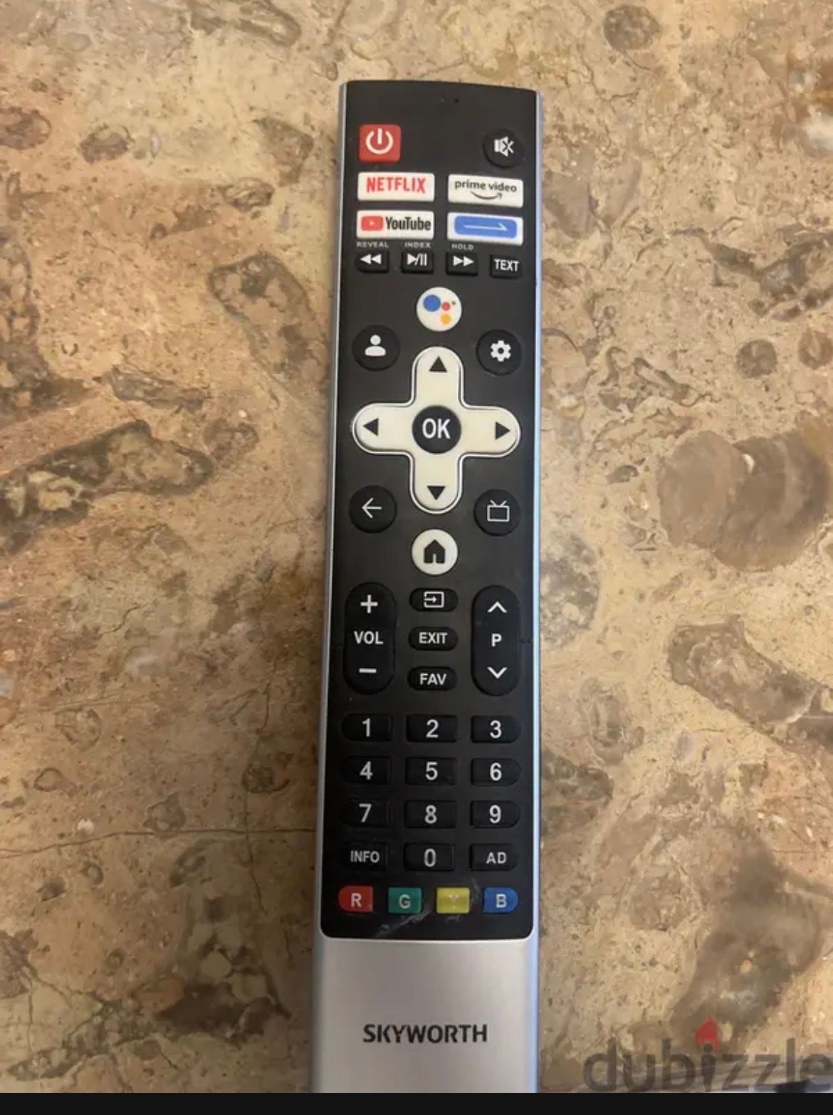 skyworth tv remote