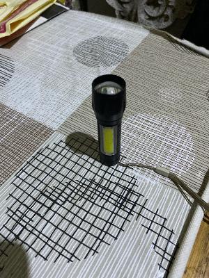 LED Flashlight with Yellow
