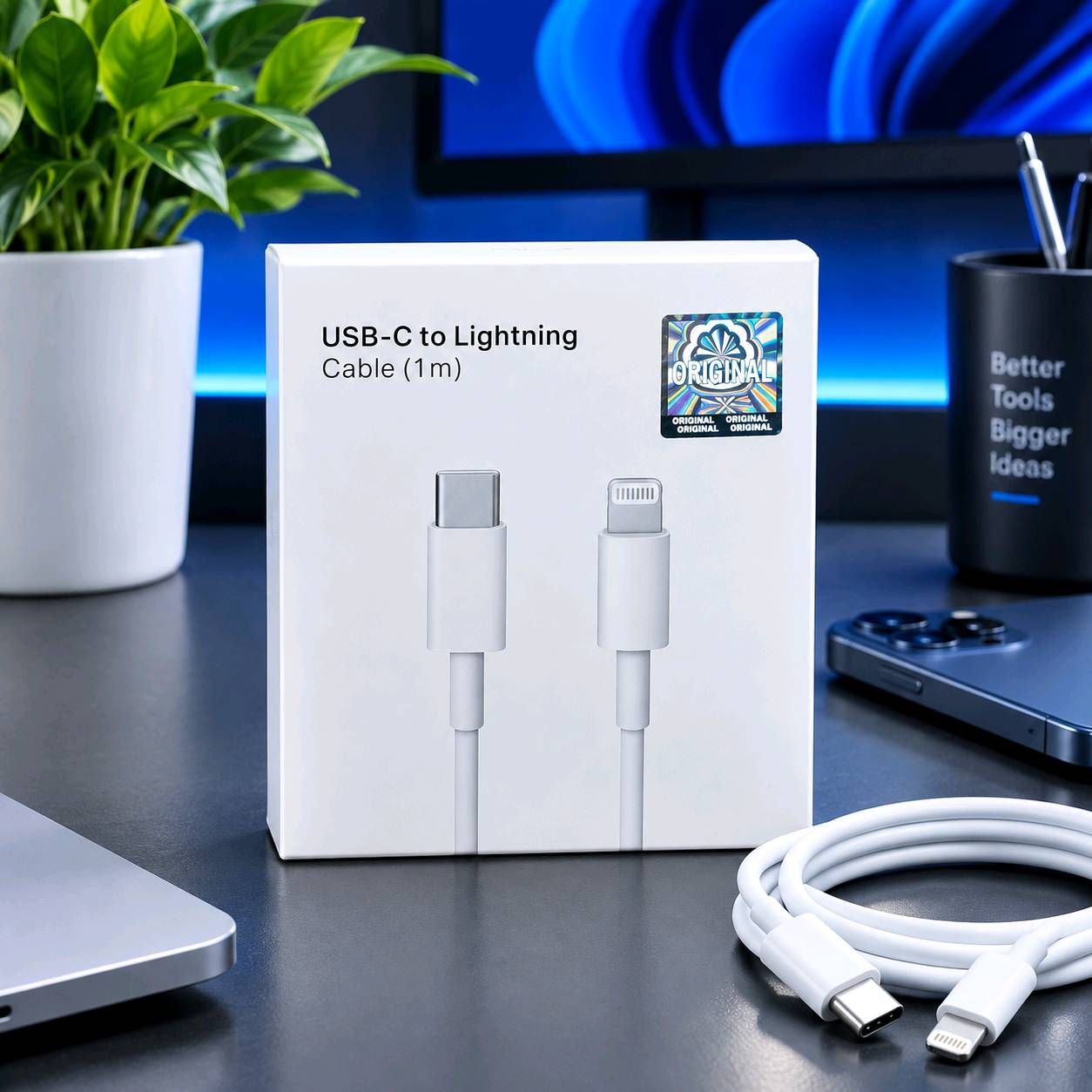 USB-C to Lightning Cable 1m