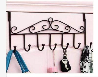 Ornate Over-Door Hook Rack