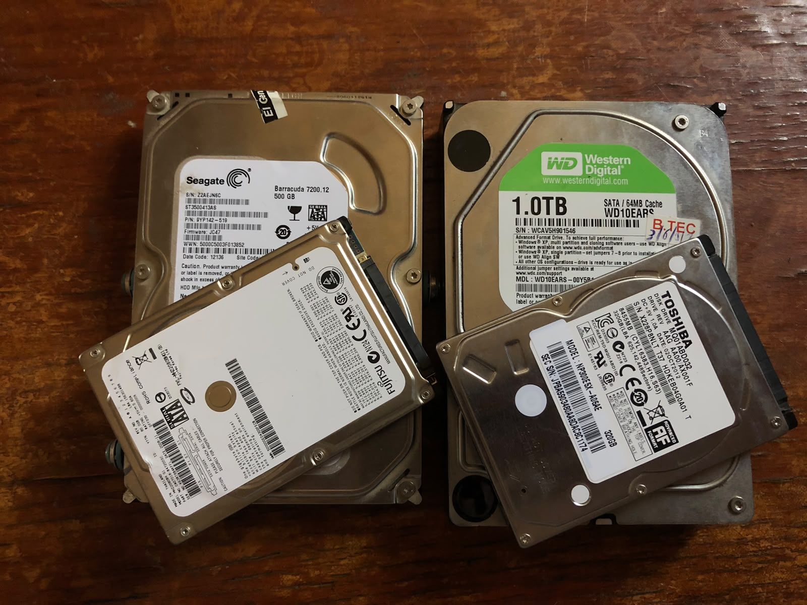 Hard Drives Bundle - 3 Units