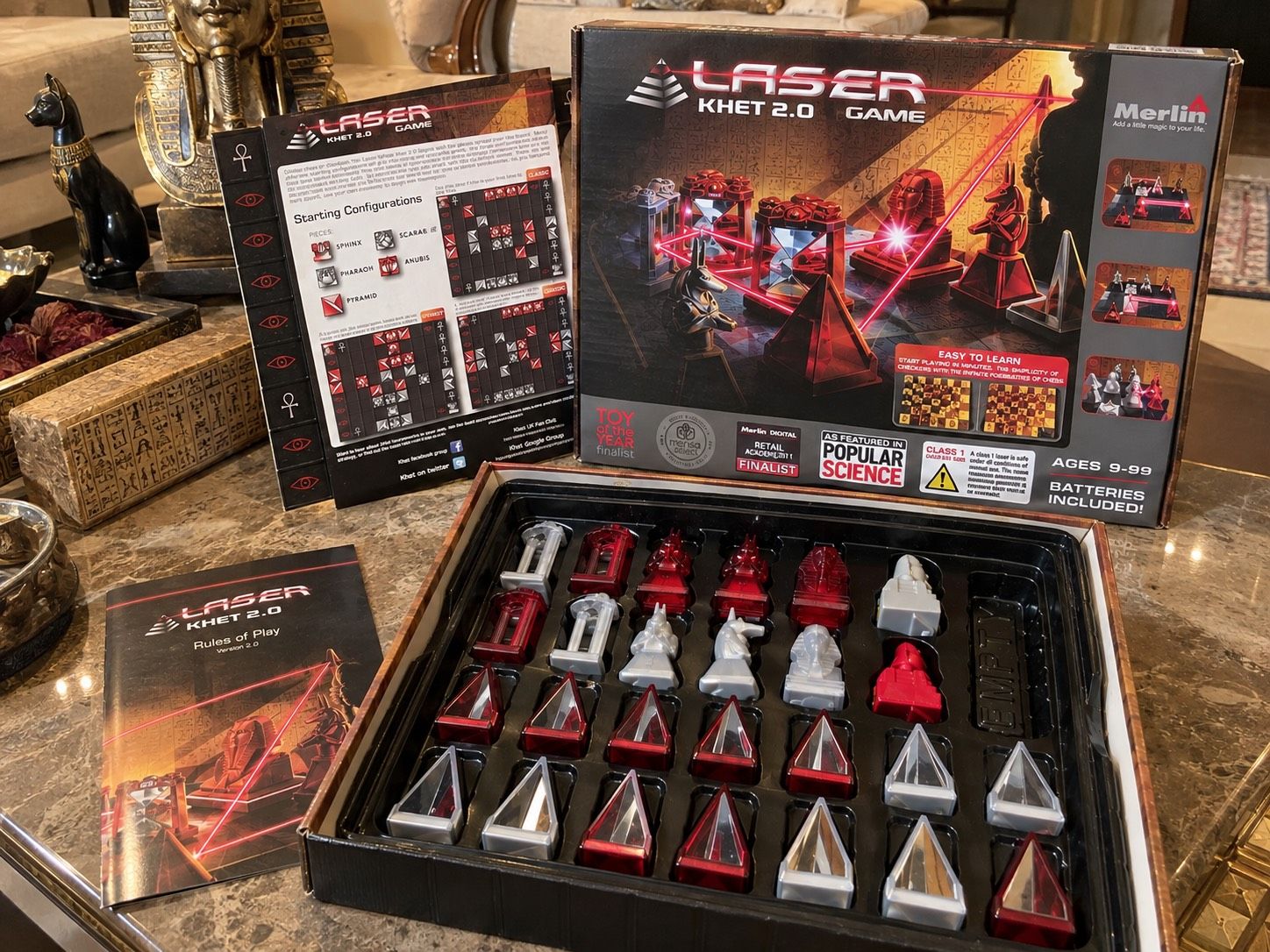 Egyptian Laser Chess Game