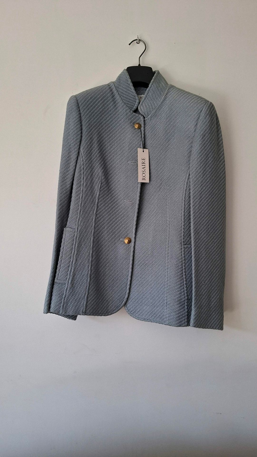 ROSAIRE Gray Textured Jacket
