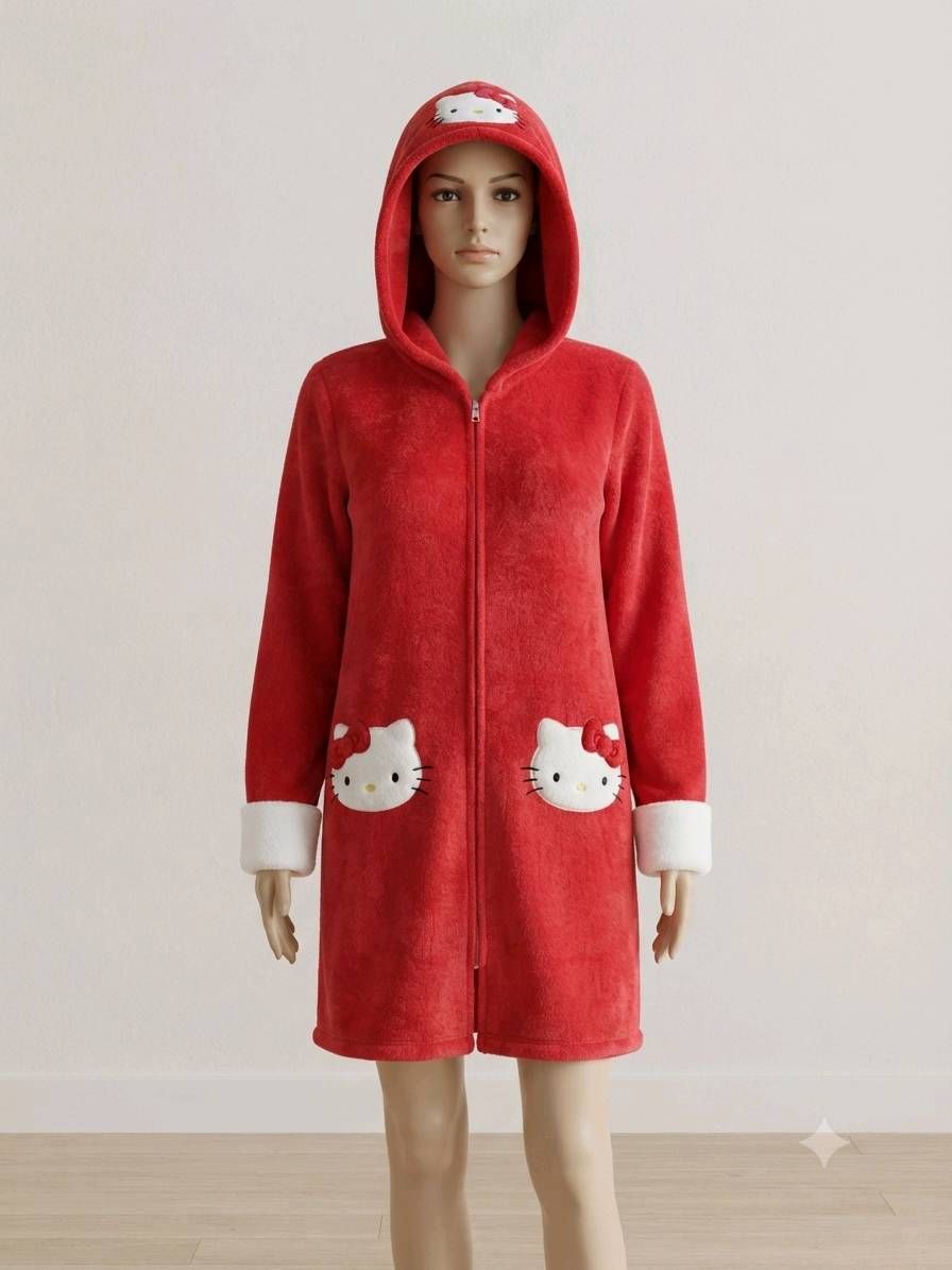 Hello Kitty Red Onesie/Robe