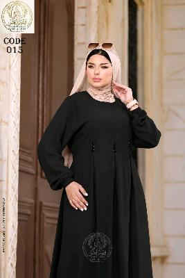 عباية سوداء كريب خام سعودي