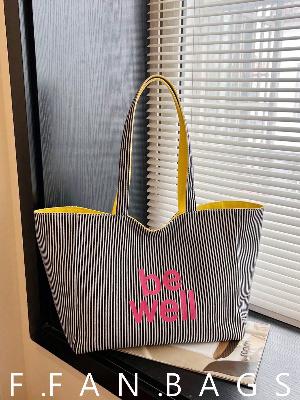 Canvas Tote Bag with Text