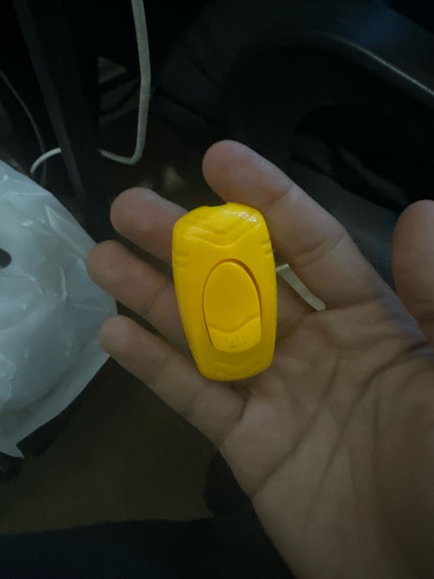 Yellow Car Key Remote