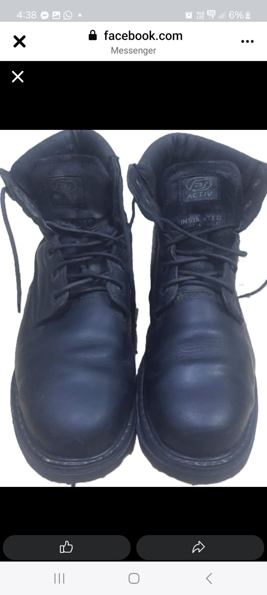 Activ Black Insulated Boot
