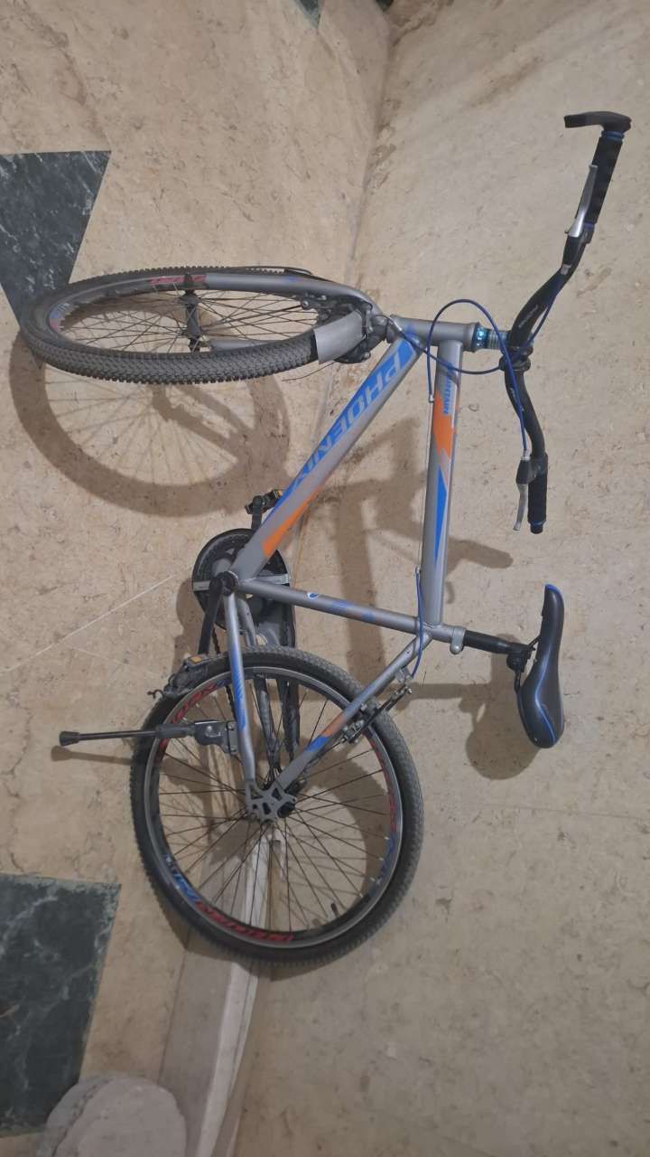 Mountain Bike Blue Orange