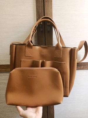 Claudia Canova Tan Tote Bag