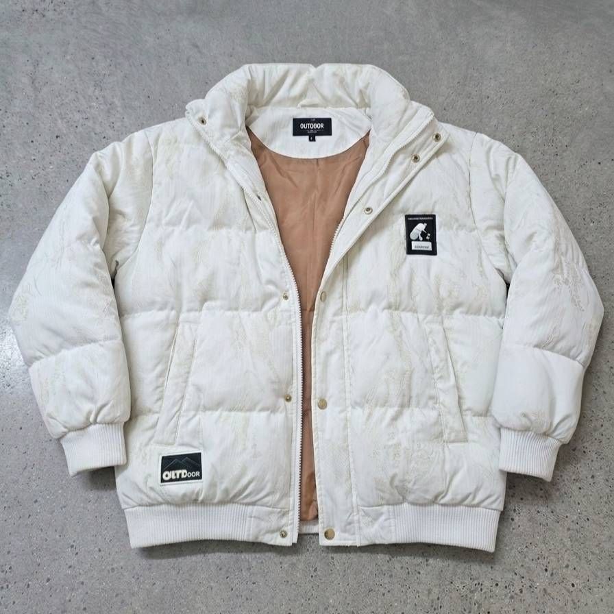 OUTDOOR White Puffer Jacket