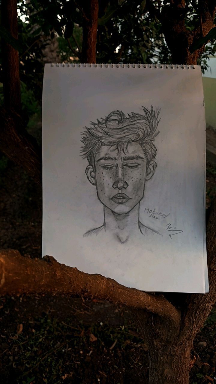 Portrait sketch - male face
