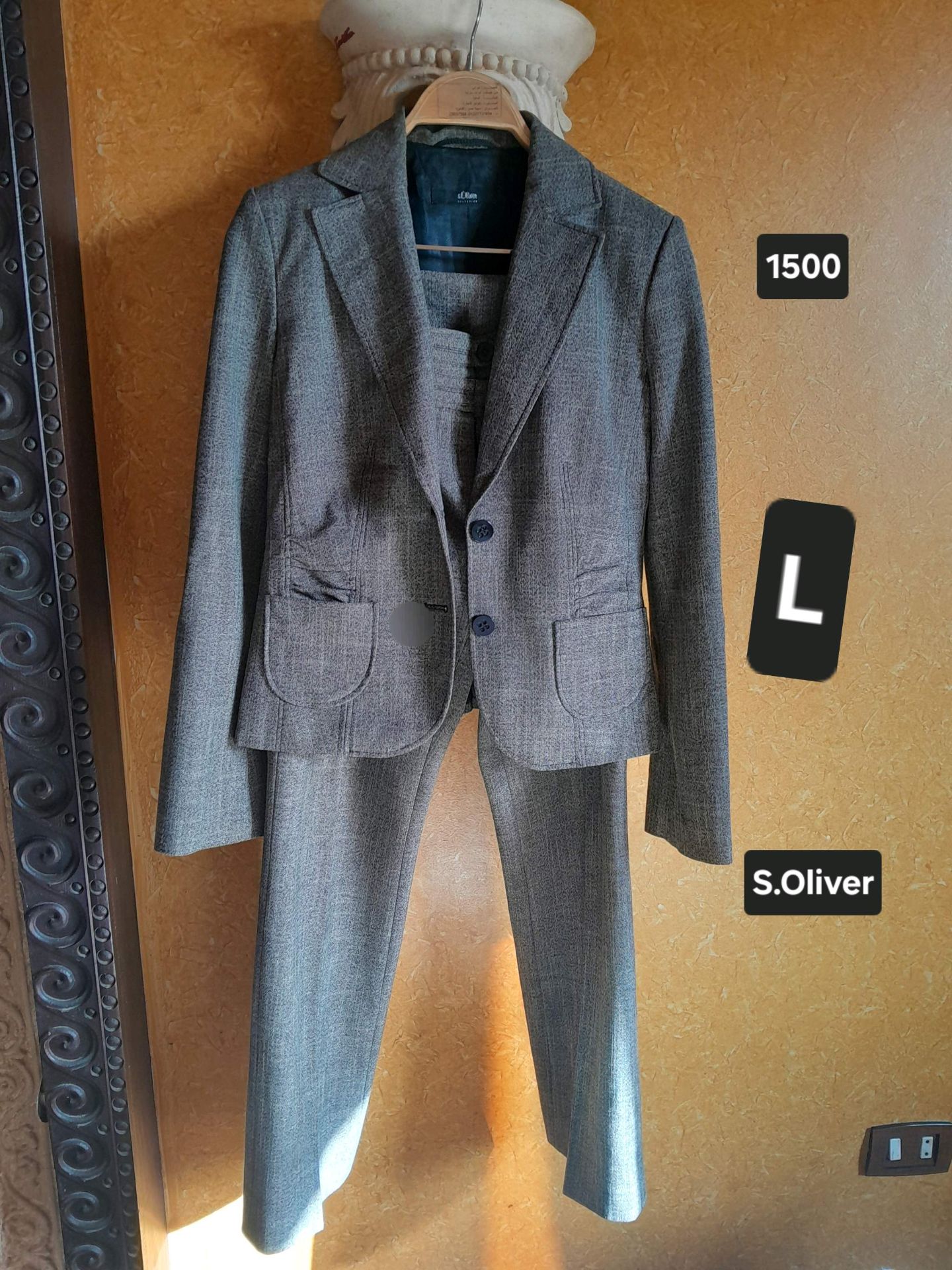 S.Oliver رمادي بدلة