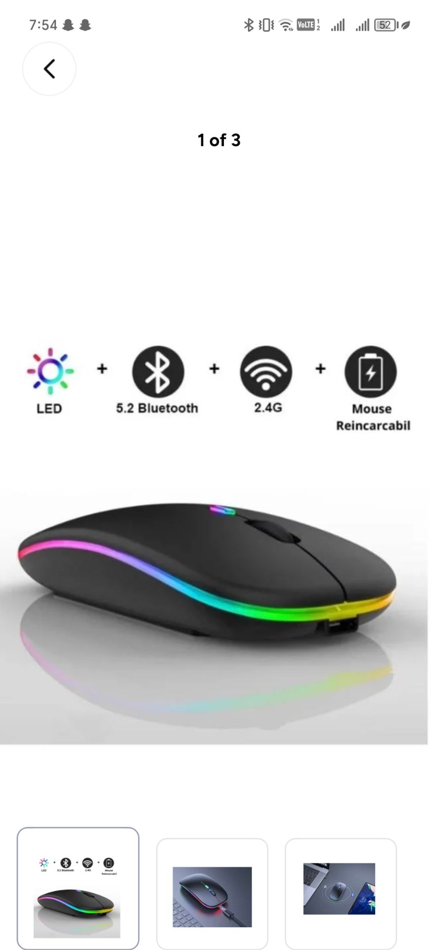HP Wireless Mouse RGB