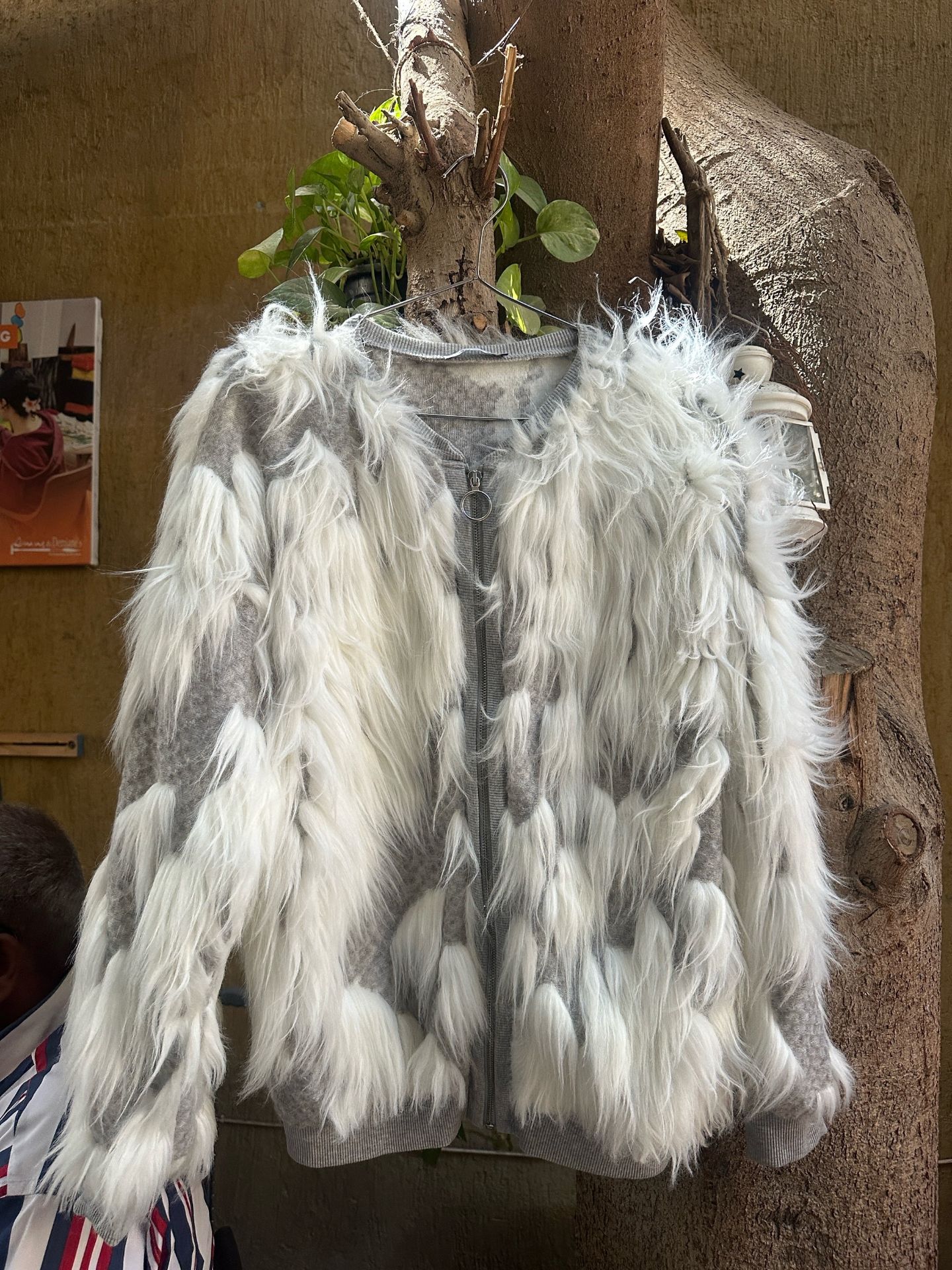 Vintage Zara furr jacket