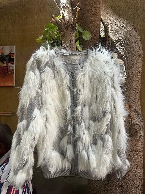 Vintage Zara furr jacket