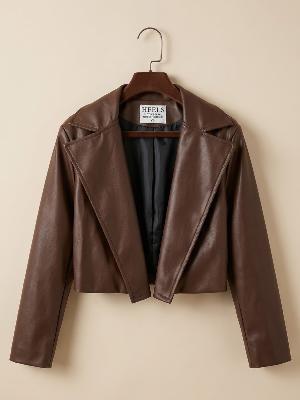 brown jacket