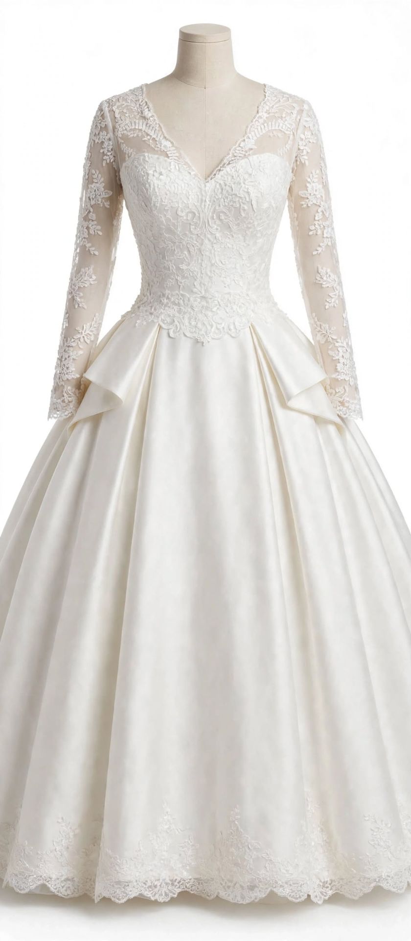White Lace Wedding Dress
