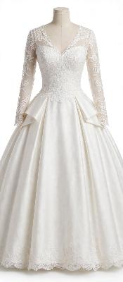 White Lace Wedding Dress