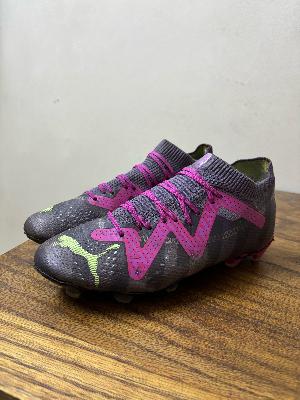 Puma Football Boots Black Pink