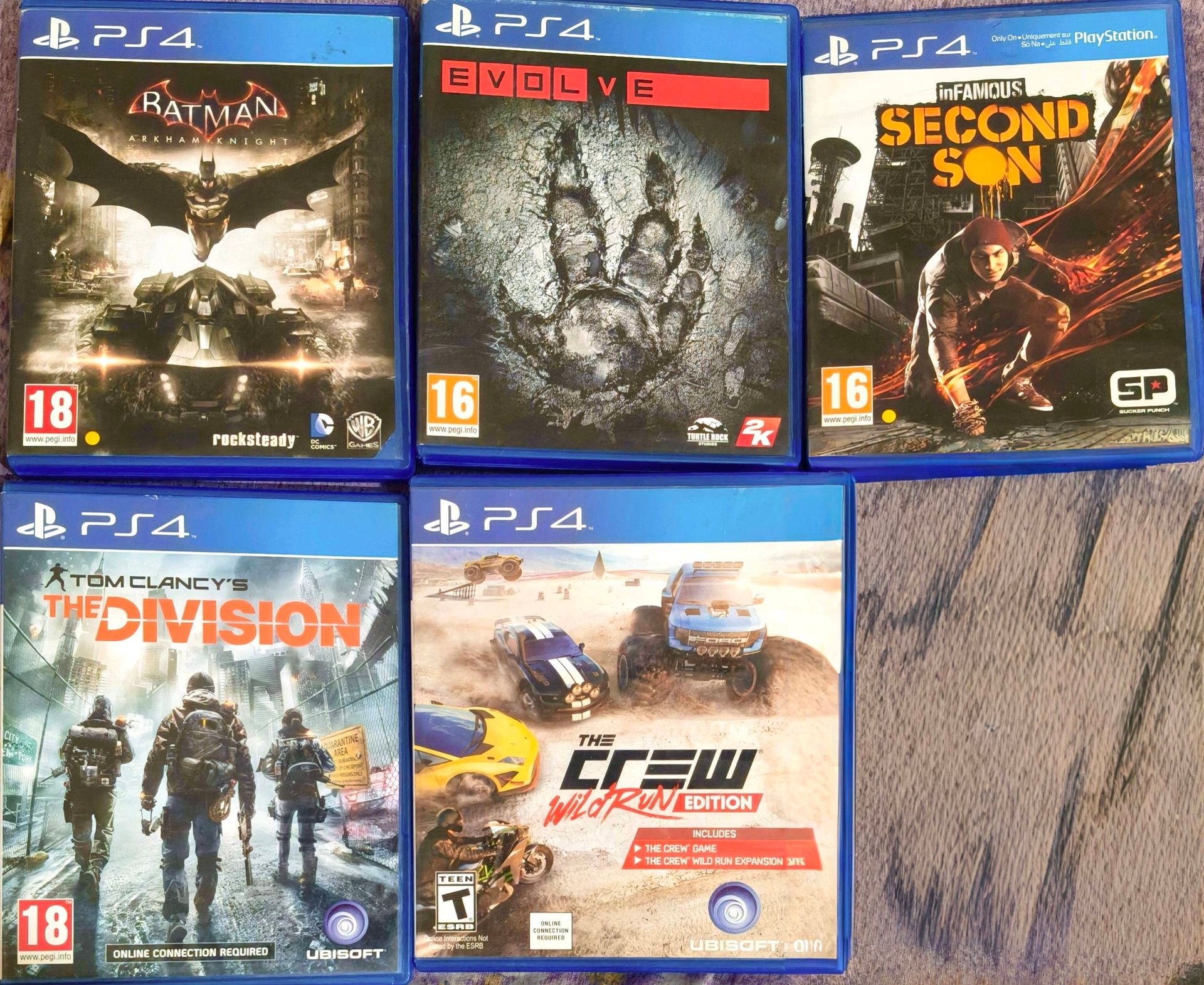 PS4 Games Bundle (5 titles)